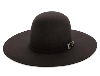 7X Anthracite Open Crown Cowboy Hat