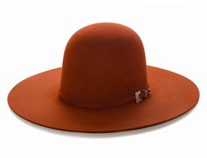 7x Longhorn Orange Open Crown Cowboy Hat