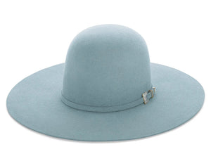 7x Sky Blue Open Crown Cowboy Hat