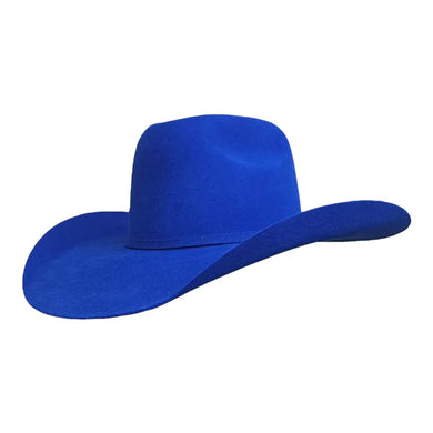 Royal Blue Felt Cowboy Hat