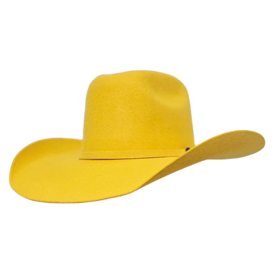 Yellow Felt Cowboy Hat