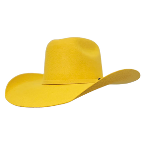 Yellow Felt Cowboy Hat