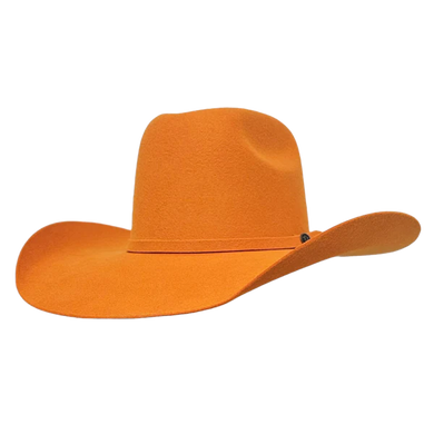 Orange Felt Cowboy Hat