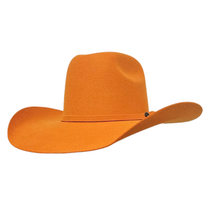 Orange Felt Cowboy Hat