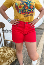 Load image into Gallery viewer, RED- Shenandoah Stud Shorts