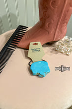 Load image into Gallery viewer, Turquoise Rock Ponytail Holder