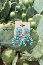 Load image into Gallery viewer, Blue Blossom Earrings