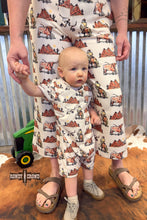 Load image into Gallery viewer, West Texas Short Onesie