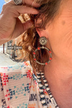 Load image into Gallery viewer, Red Hondo Earrings