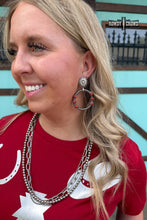 Load image into Gallery viewer, Red Hondo Earrings