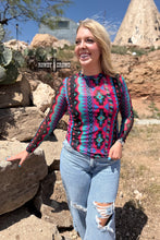 Load image into Gallery viewer, Retro Funk Mesh Top