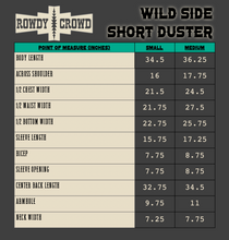 Load image into Gallery viewer, Wild Side Short Duster